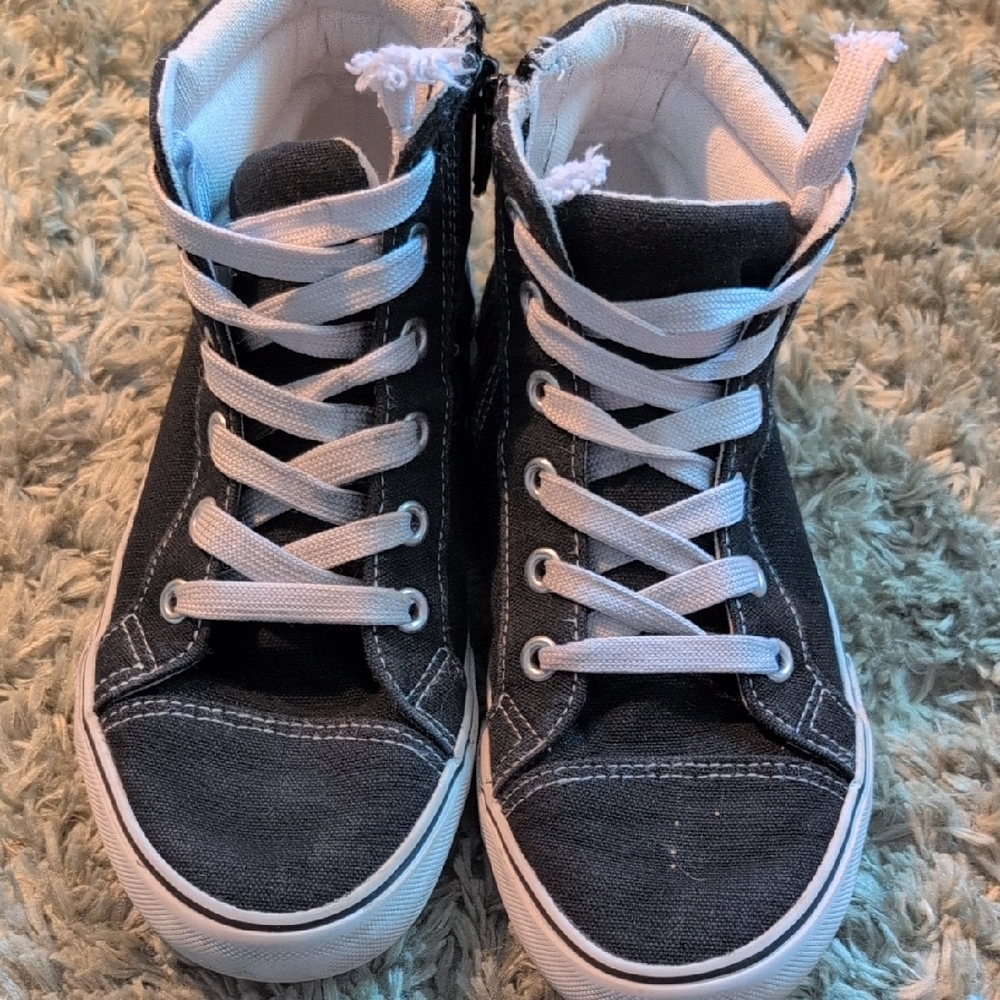 Tommy Bahama Kids Black High-Top Sneakers